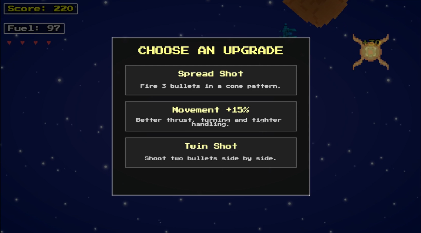 Upgrade Menu